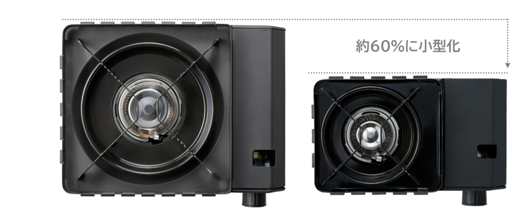 カセットフー “タフまるXG Jr.”　とタフまるXGのサイズ比較