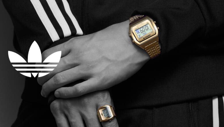 80’Sの雰囲気を色濃く残したアディダスオリジナルスの腕時計をリングウォッチにアレンジ！