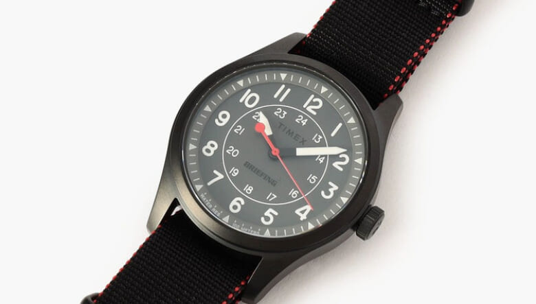 ブリーフィングとタイメックスが10年振りにコラボ。ミリタリズムを追求したフィールドウォッチをリリース！