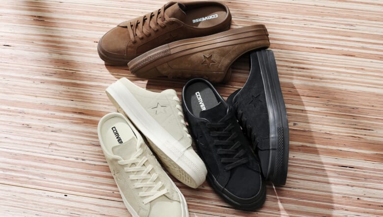 ONVERSEのONE STAR SUEDE MULE