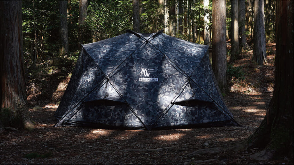MINIMAL WORKS×GEAR MISSION「SHELTER G グレーカモフラージュ」