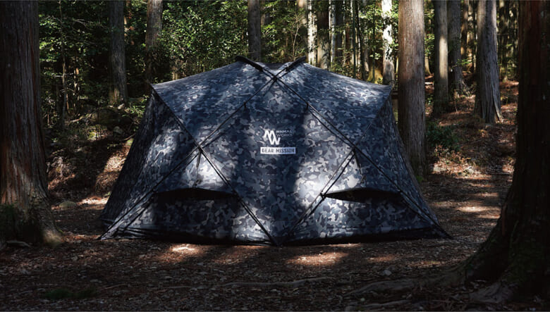 MINIMAL WORKS×GEAR MISSION「SHELTER G　グレーカモフラージュ」