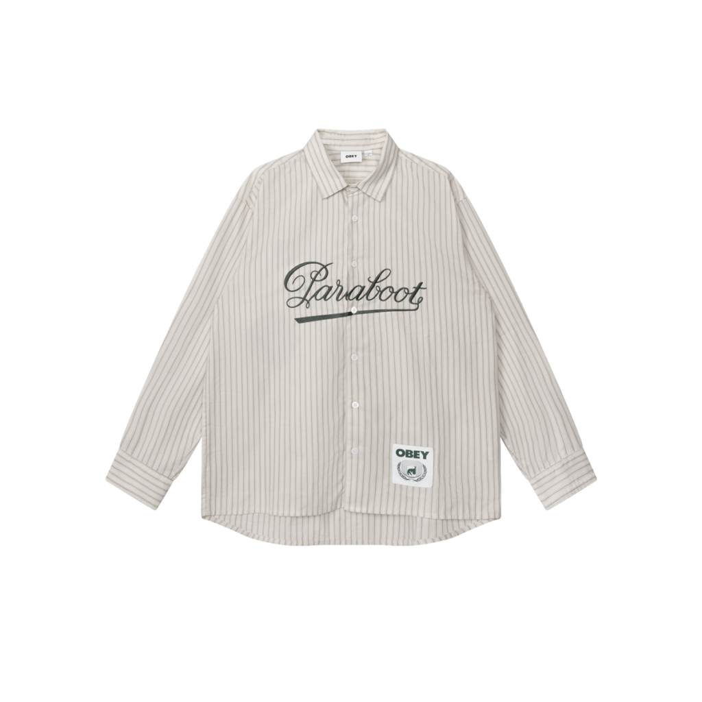 OBEY×PARABOOT BOCHY EMBROIDERED SHIRT