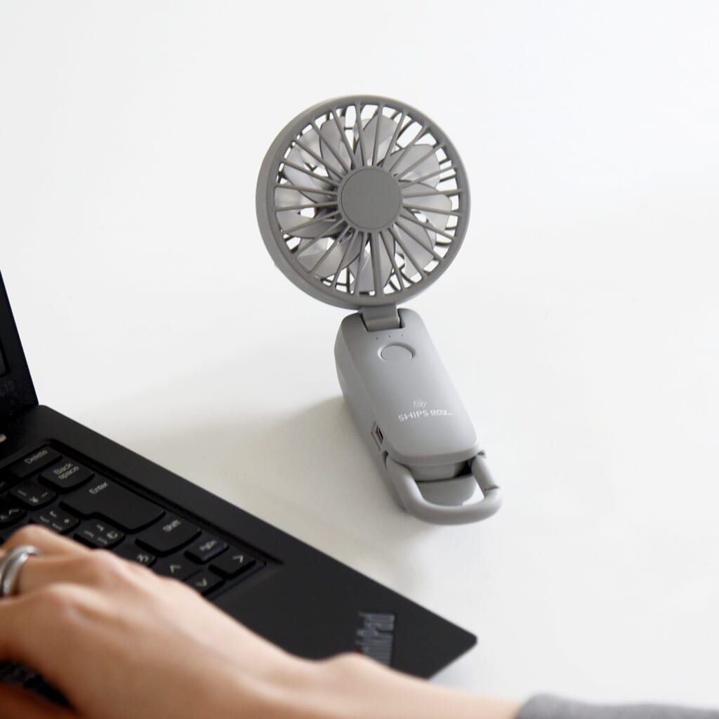 SHIPS any × RHYTHM HANDY FAN