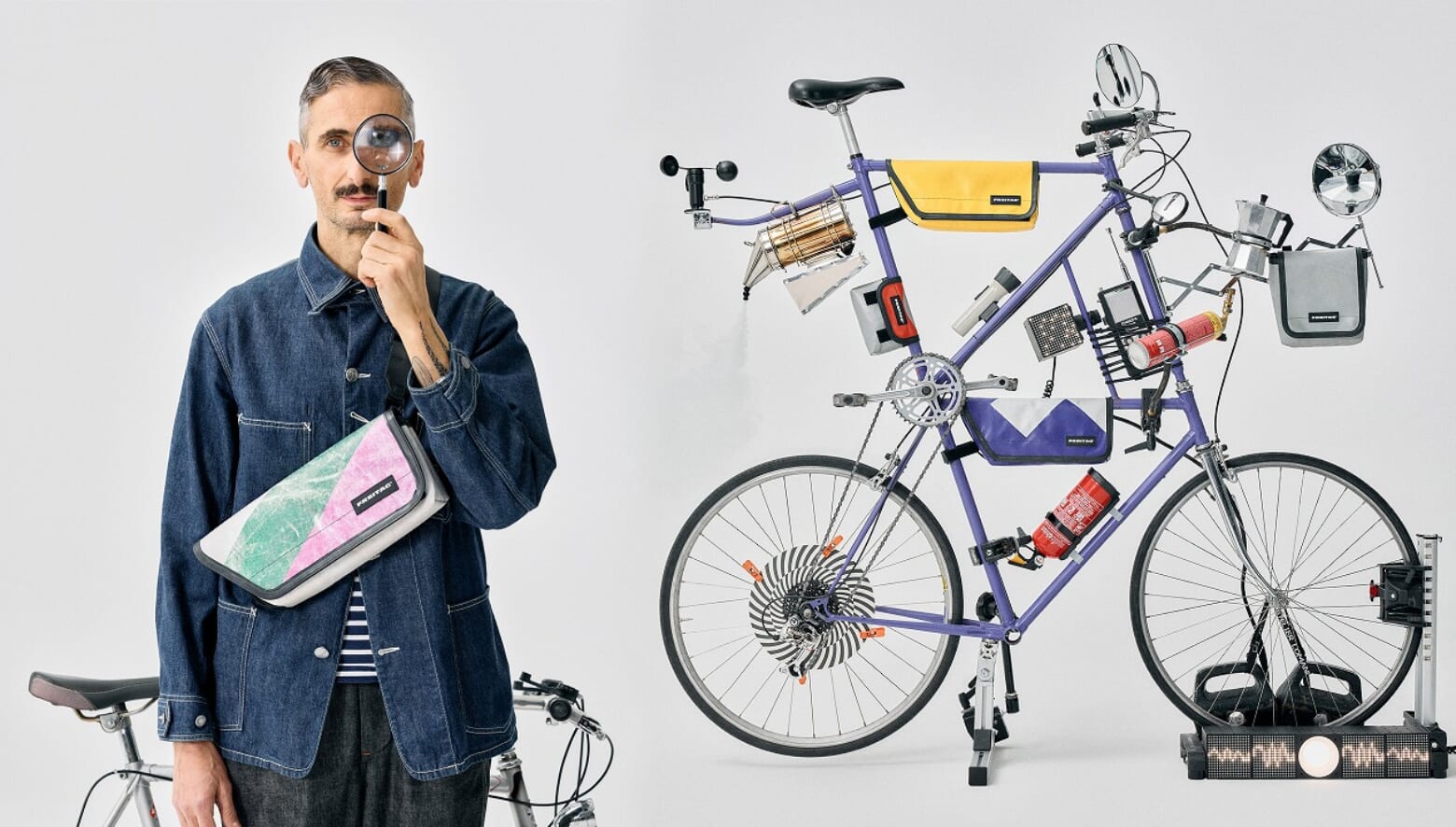 自転車とボディバッグの2WAYで使用可！フライターグの“EASY RIDERS