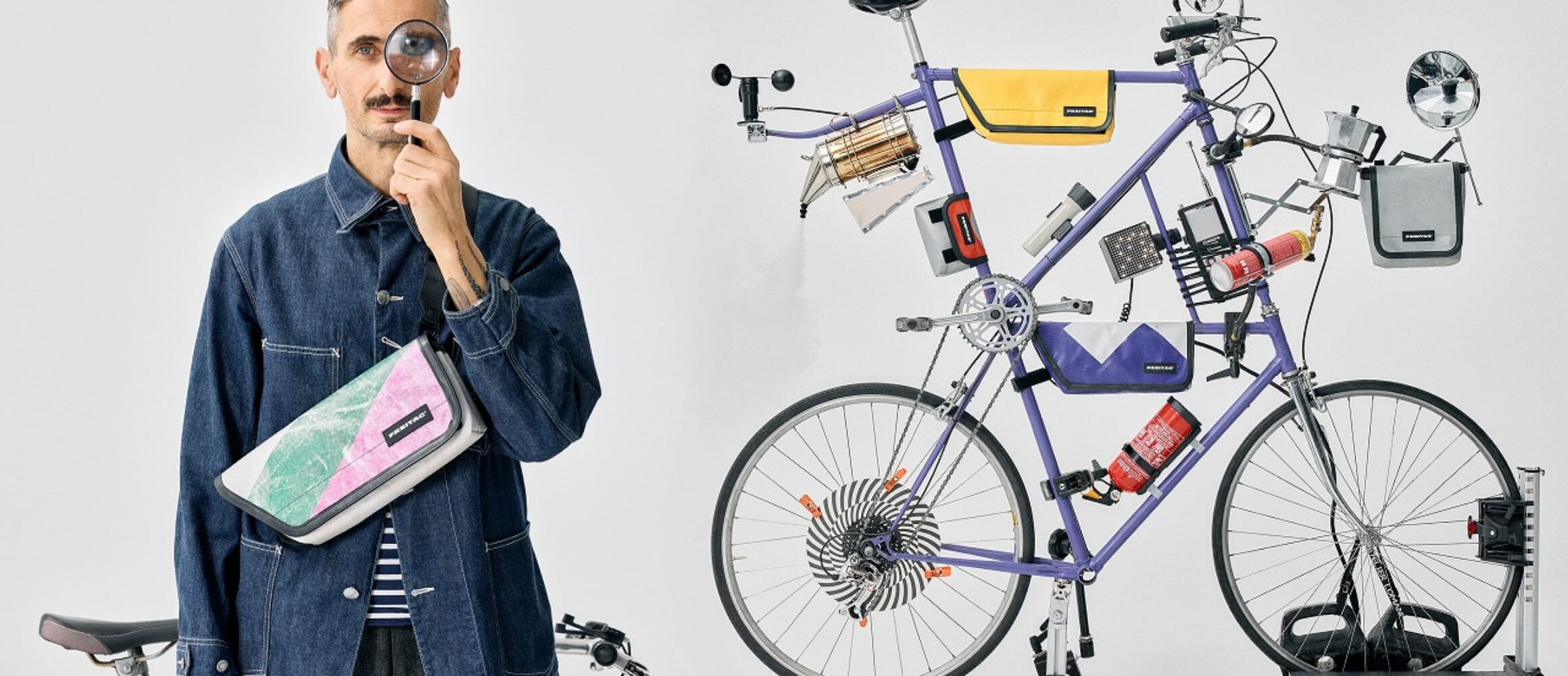 自転車とボディバッグの2WAYで使用可！フライターグの“EASY RIDERS