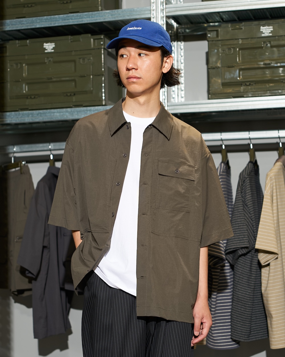 FreshServiceのDRY FLEX NYLON FIELD POCKET SHIRT