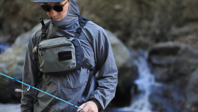 アフターグローが放つ、渓流釣りに絶好のフィッシングベスト！ 独自モールシステムも見逃せない。