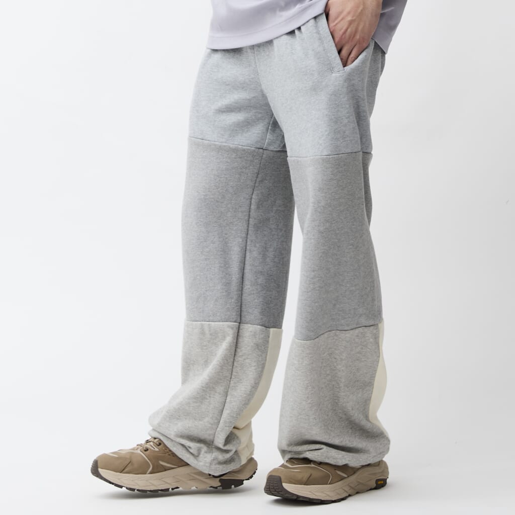 GRAY COLOR TONE SWEAT PANTS
