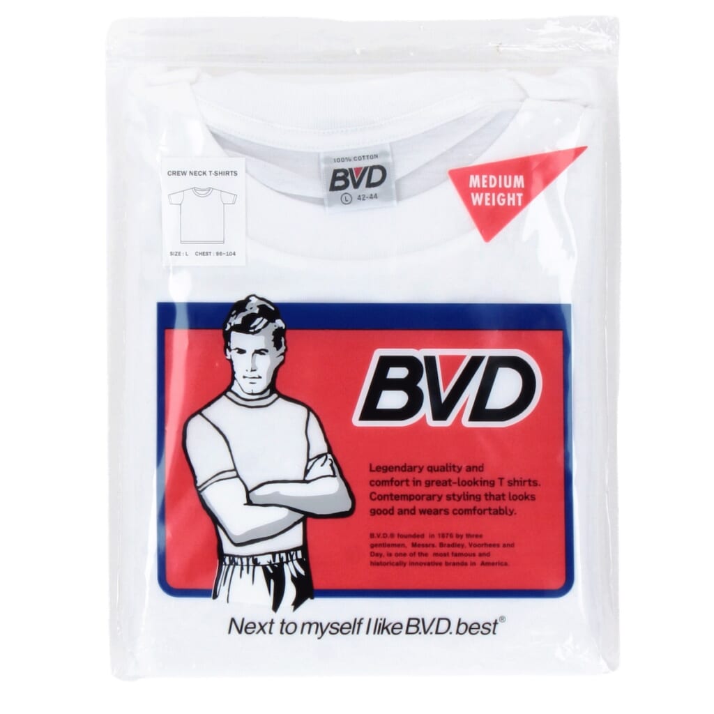 B.V.D.のMIDDLE WEIGHT Tee