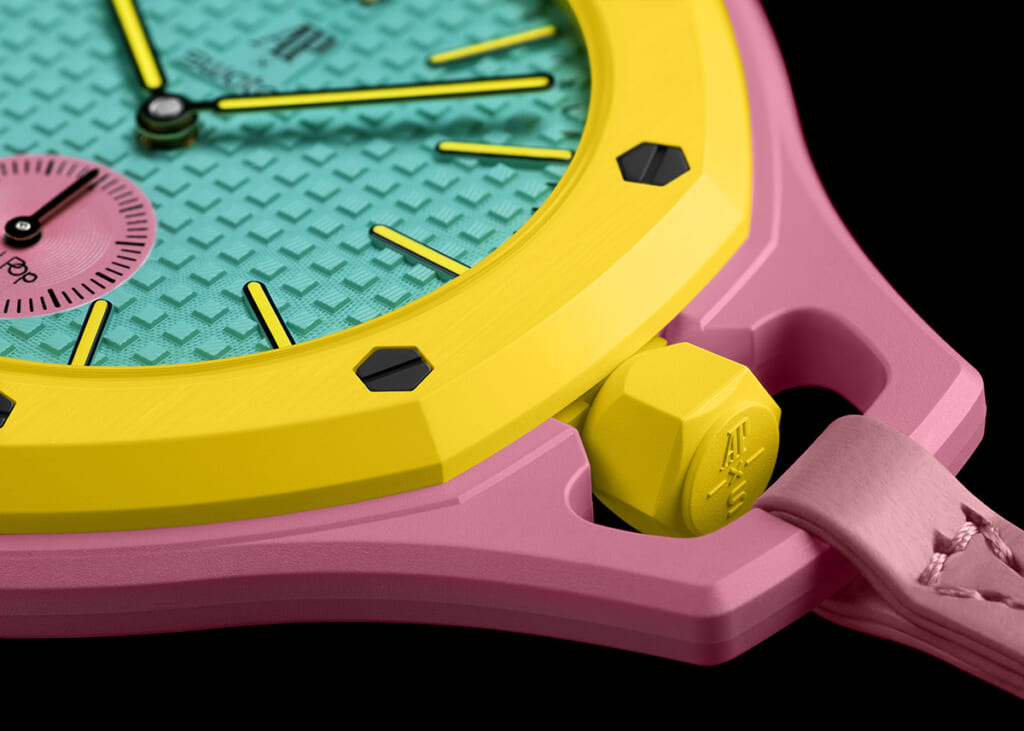 Audemars Piguet × Swatchコラボ時計リューズ
