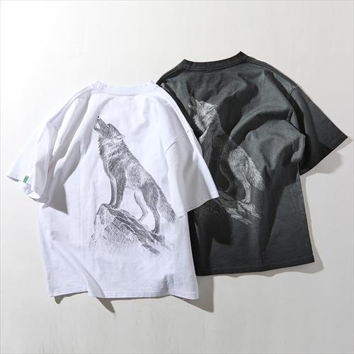 H.A.K.U MOUNTAIN SUPPLY WOLF T-SHIRT