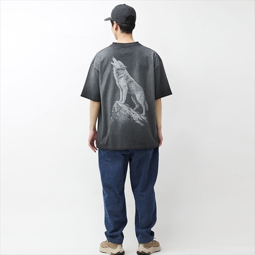 H.A.K.U MOUNTAIN SUPPLY WOLF T-SHIRT