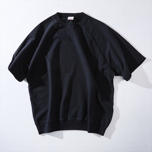 Healthknit フェーデッドライトウェイトスウェット カットオフクルーネック半袖