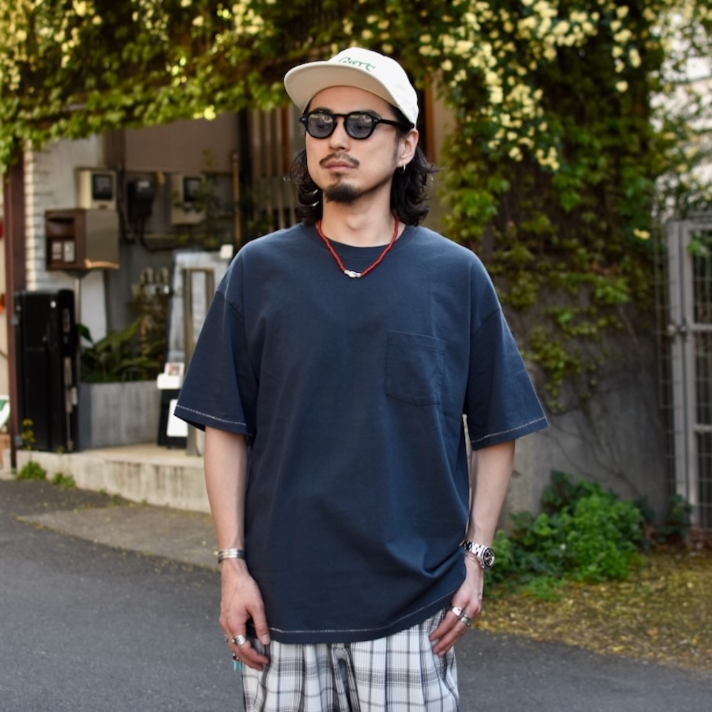 Encinitas×ILL180°のPLAIN POCKET S/S TEE