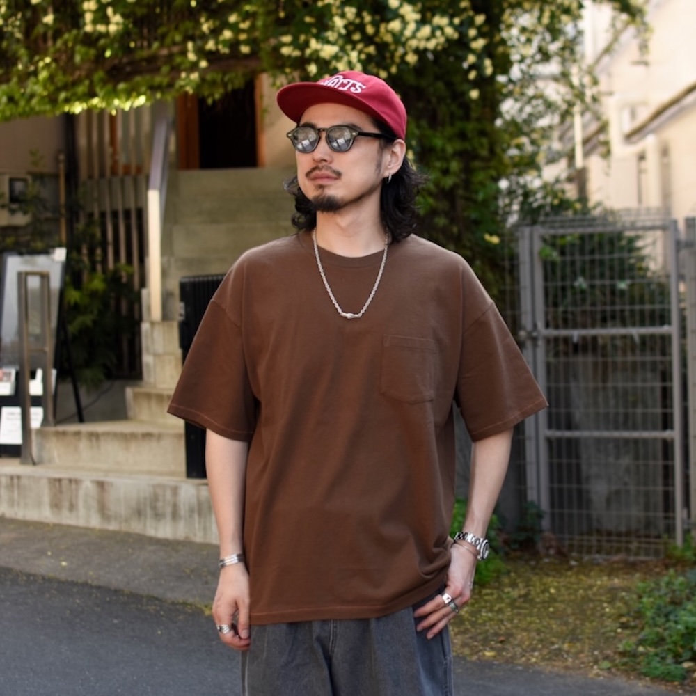 Encinitas×ILL180°のPLAIN POCKET S/S TEE