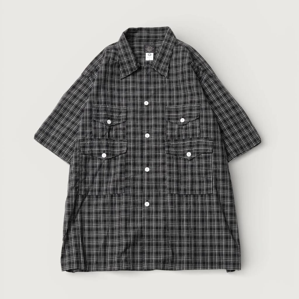 Post O’AllsのTown & Country HAVANA cotton broadcloth black check