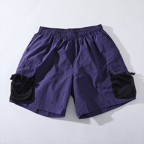 POLeR SHIRRING NYLON PARACHUTE SHORTS