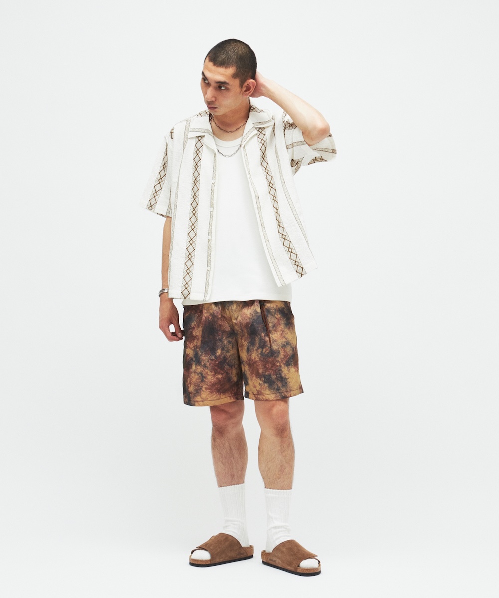 迷迭香×JOURNAL STANDARDのOVER DYE HARVEST SHORTS