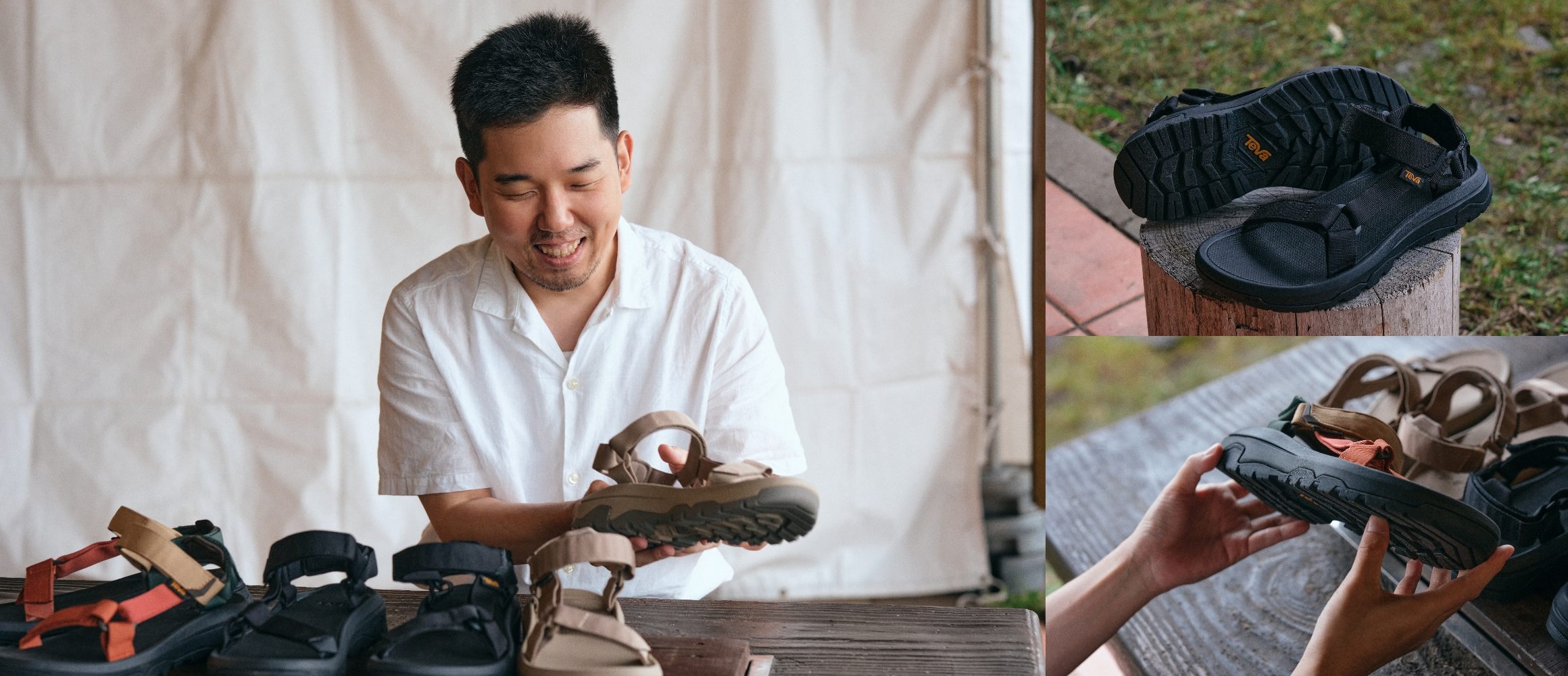 never young beach安部勇磨をFUJI＆SUNで直撃。「かっこよくて、タフ」「歩きやすい！」テバのハリケーンを語る。