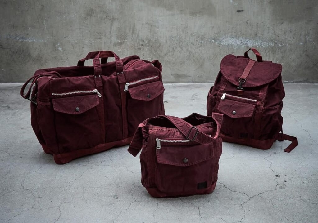 CRAG(クラッグ)」シリーズ、マルーン、2WAY BOSTON BAG(L) SHOULDER BAG(S) RUCKSACK