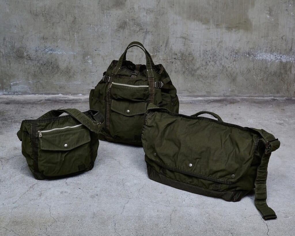 CRAG(クラッグ)」シリーズ、カーキ、SHOULDER BAG(L) 2WAY RUCKSACK MESSENGER BAG(L)