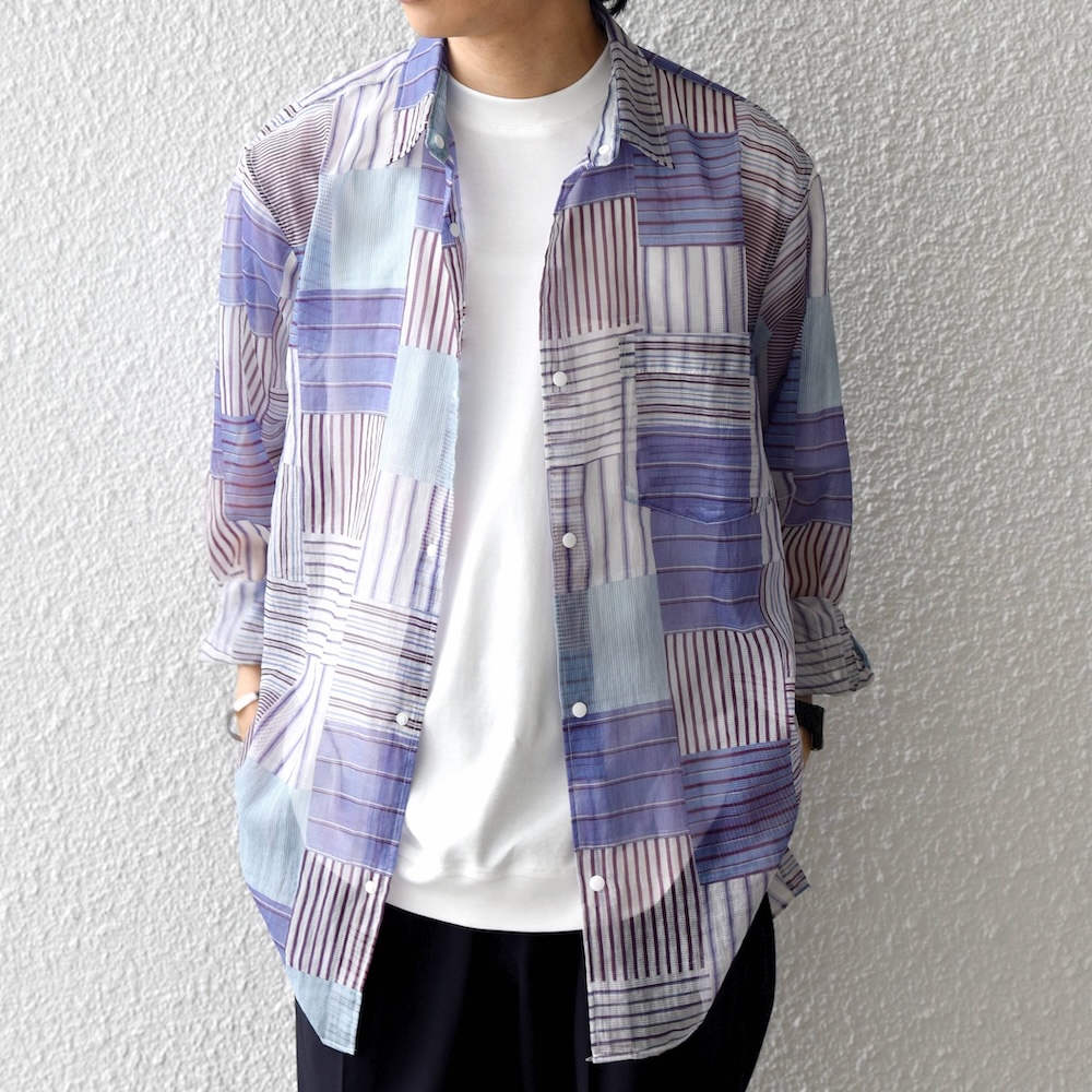 SHIPS any×迷迭香のメッシュシャツ