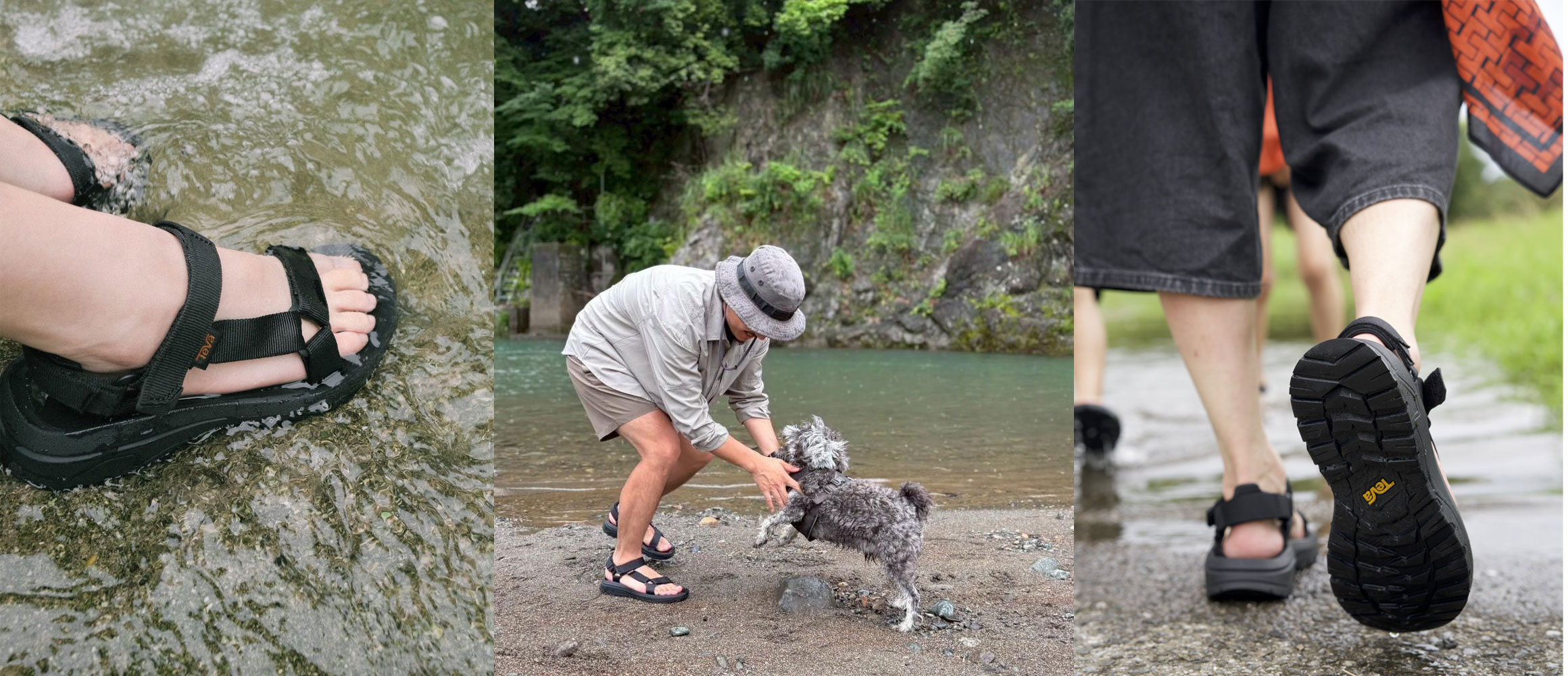 外遊び好き3人が実感した、Teva“ハリケーン XLT3”のフィールドでの実力。