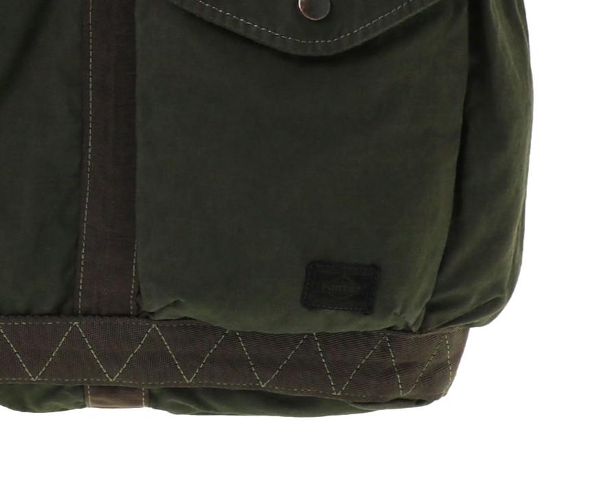 BOSTON BAGボトム部分ステッチ入りテープ