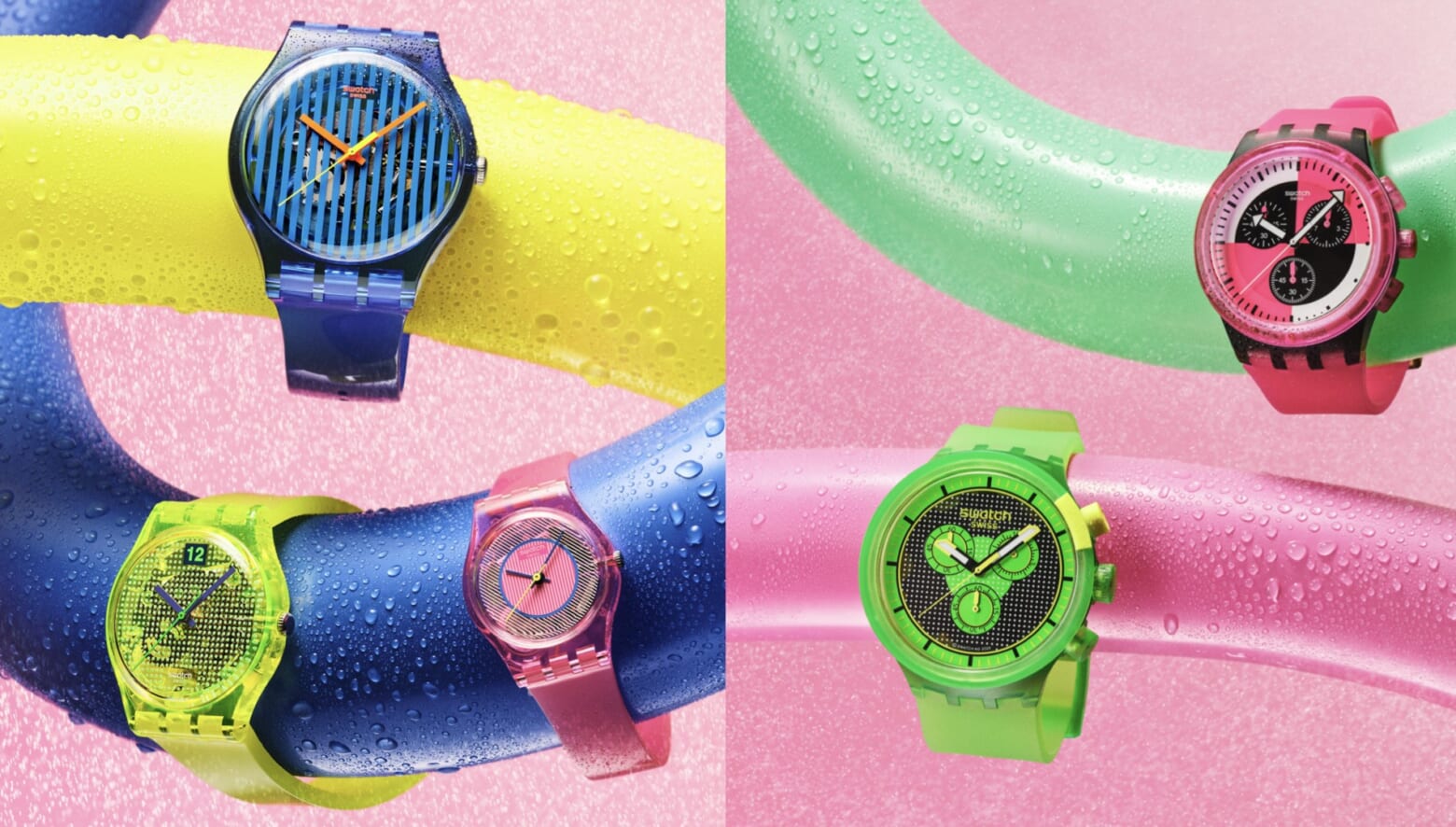 Swatchの新作コレクション「SMASH IT」が到着。夏の日差しに映える 