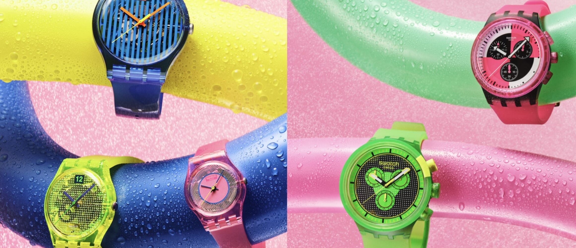 Swatchの新作コレクション「SMASH IT」が到着。夏の日差しに映える 