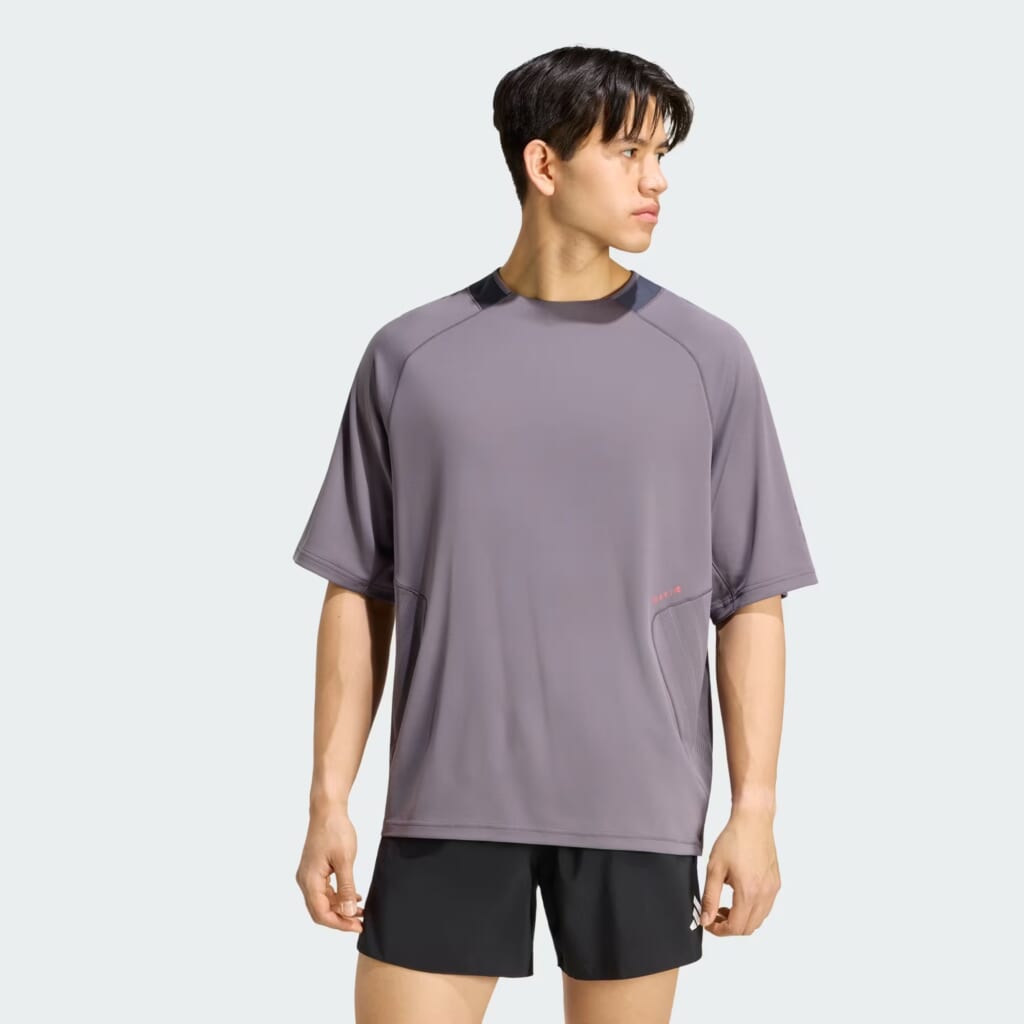 adidas DAY//Ø ランニング 半袖Tシャツ