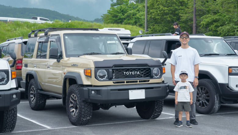 【’25 LAND CRUISER 70】子どもが喜ぶ外遊び車でファミキャンまで楽しむ。