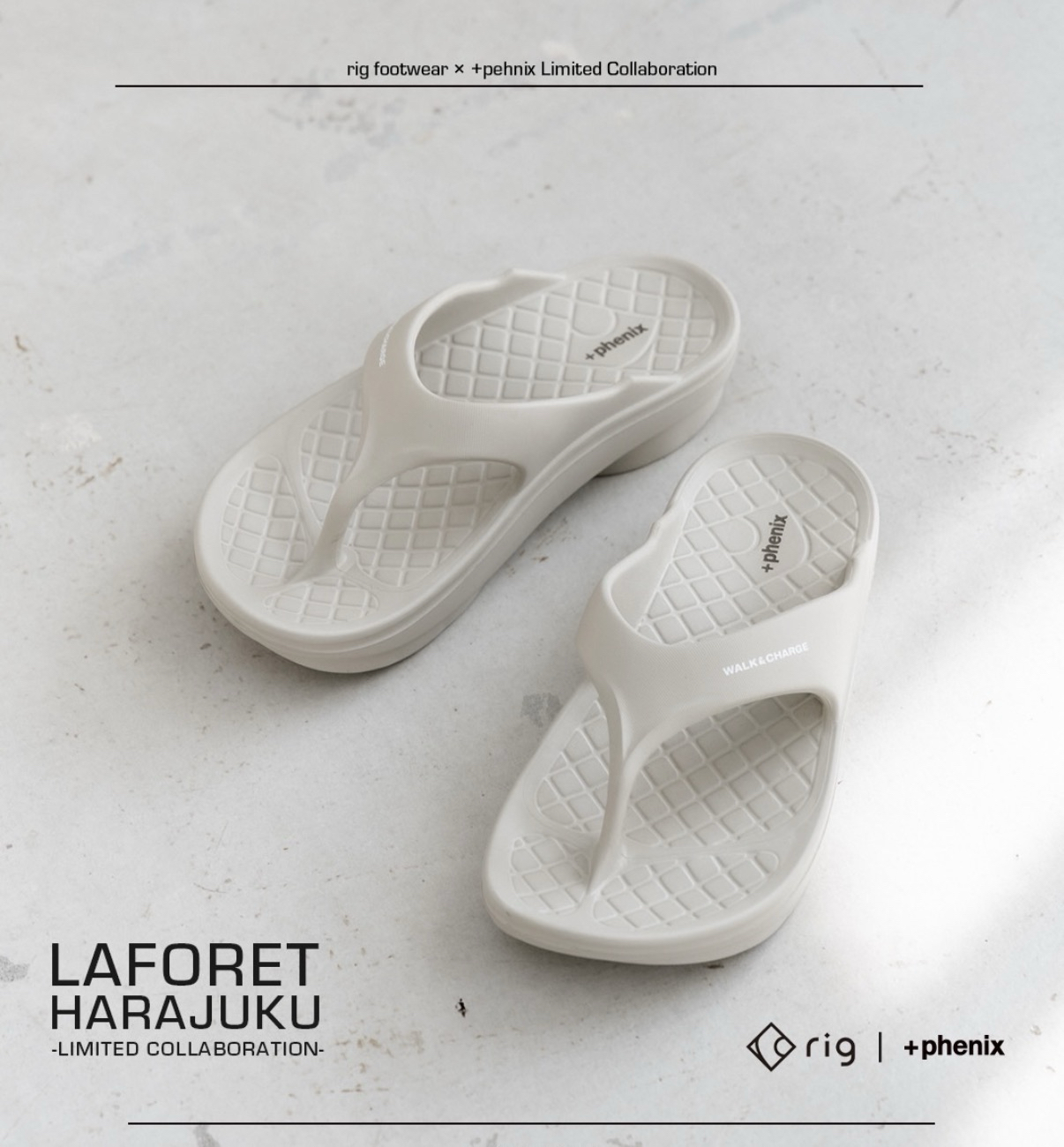 rig FOOTWEAR×+phenixのFlipflop