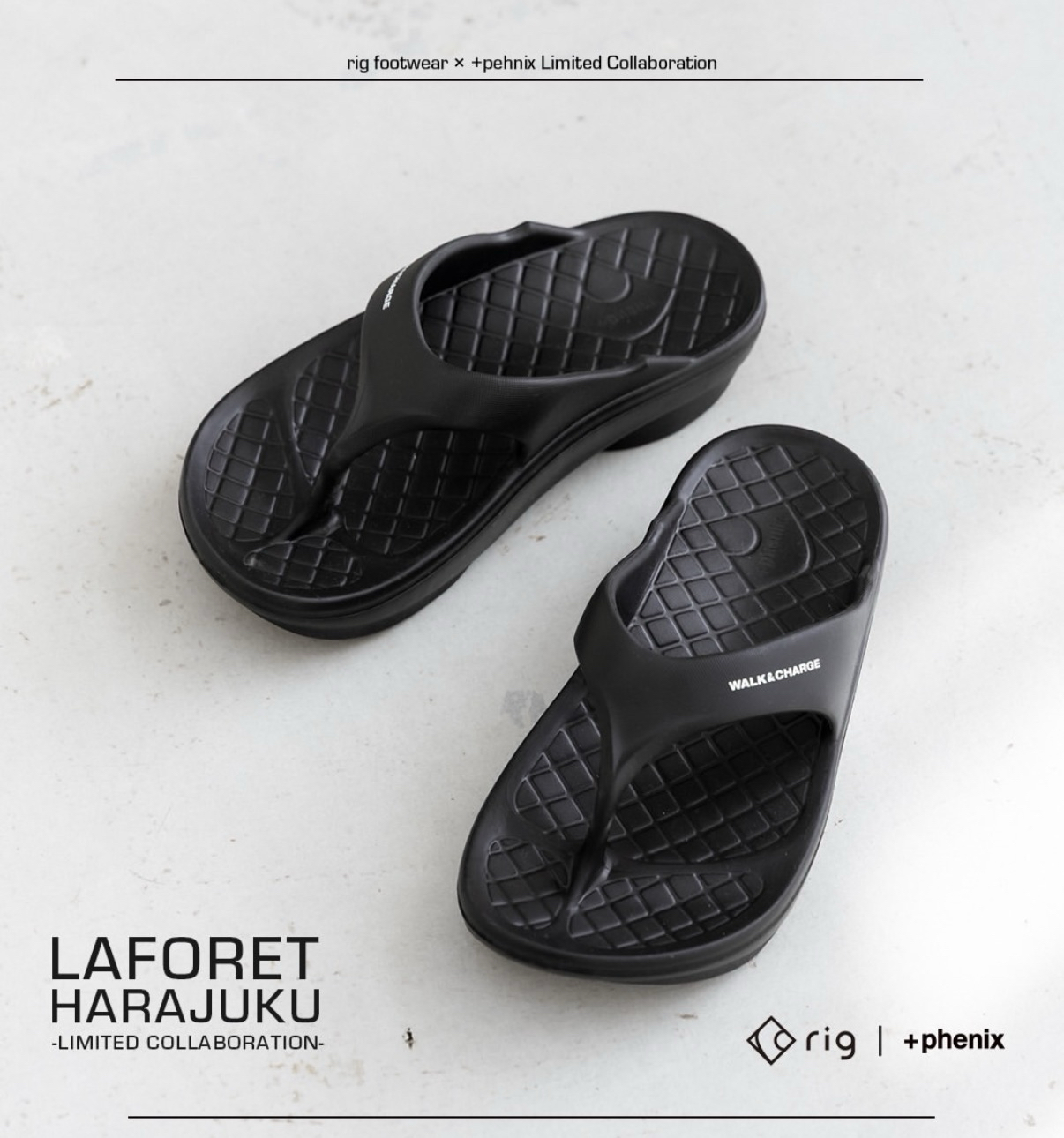rig FOOTWEAR×+phenixのFlipflop