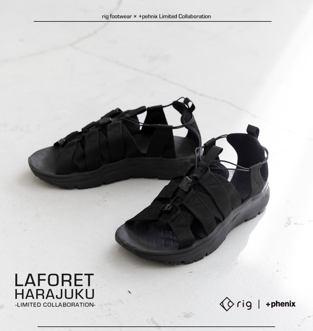 rig FOOTWEAR×+phenixのwaduki
