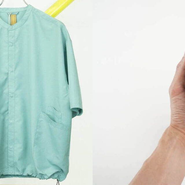 メンズ アトリエブルーボトル Hiker's SUMMER SHIRTS M ミント