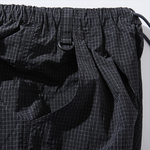 SHIRRING NYLON PARACHUTE PANTS