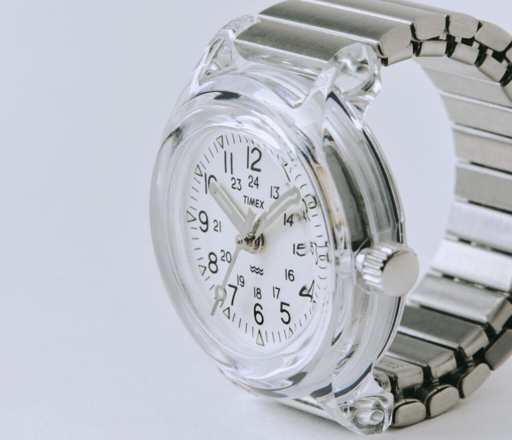 Camper Ring Watchホワイト、インデックスディテール