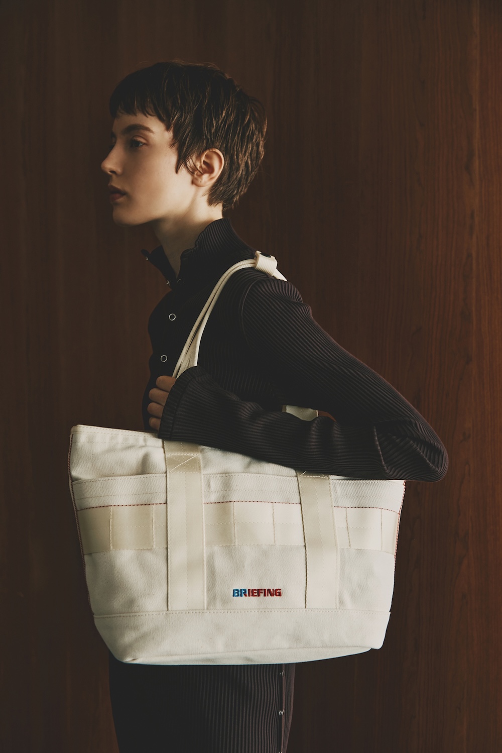 BR×BP CANVAS DISCRETE TOTE