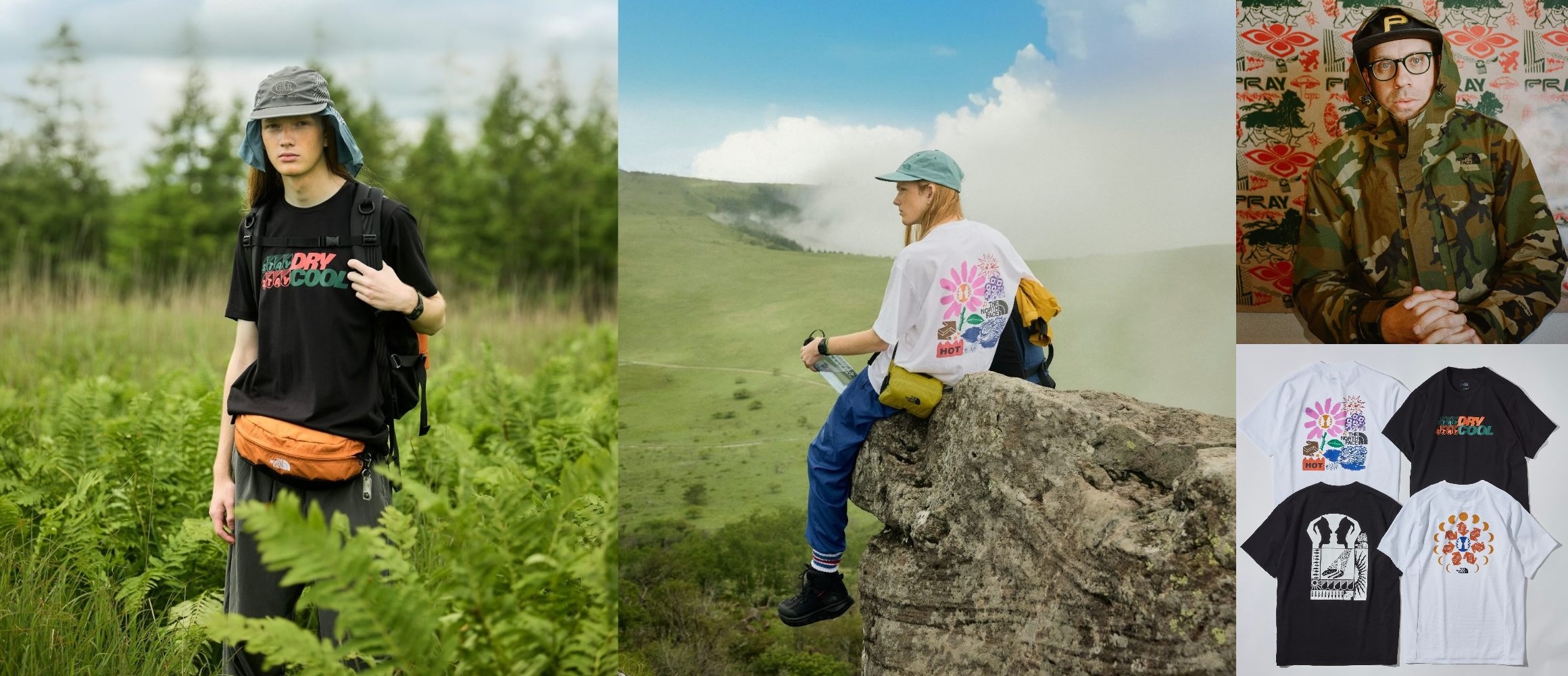 灼熱の夏本番は、「ザ・ノース・フェイス」のSTAY DRY STAY COOLなグラフィックTEEで快適に！