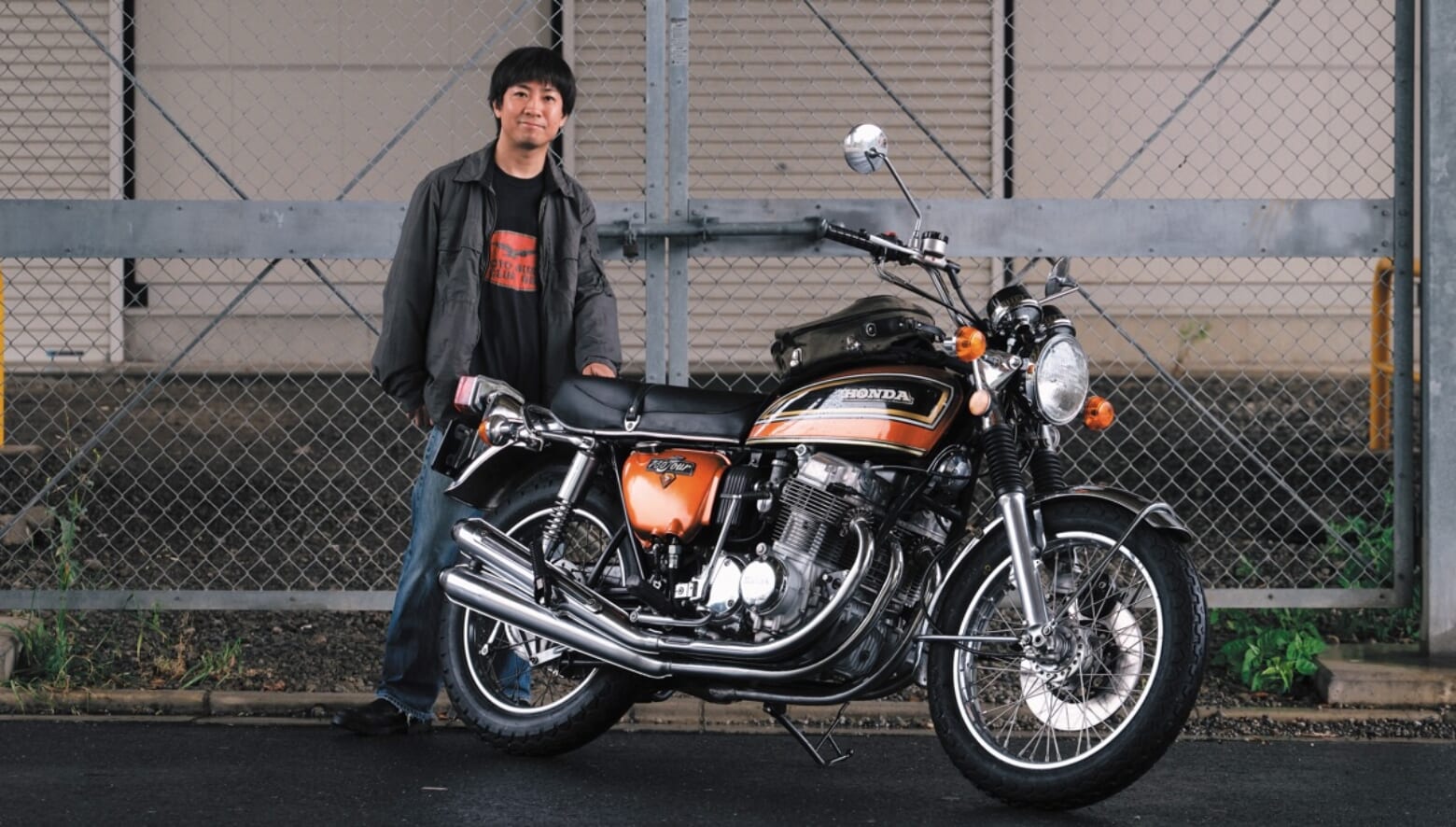 MOTORCYCLE STYLE SAMPLE】久戸瀬崇裕：'74 HONDA CB750FOUR | GO OUT WEB