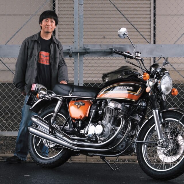 MOTORCYCLE STYLE SAMPLE】久戸瀬崇裕：'74 HONDA CB750FOUR | GO OUT WEB