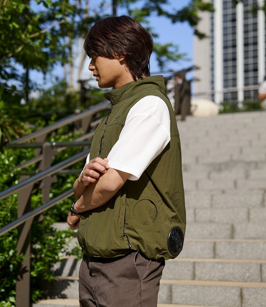air cool VEST着画