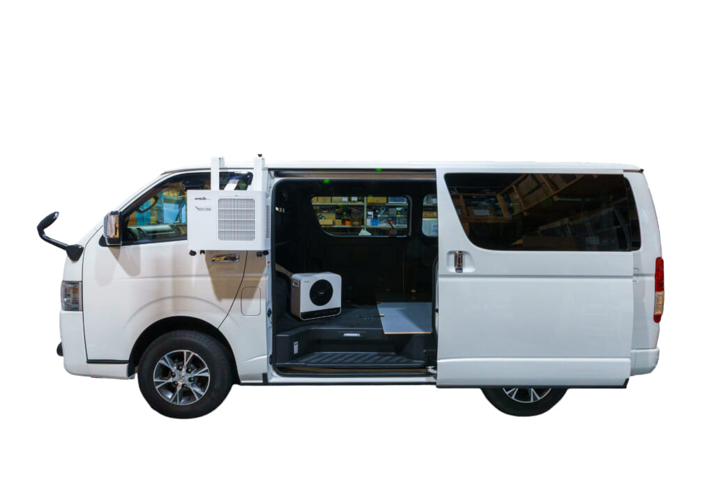 Suzune ACL-4100ハイエース設置例