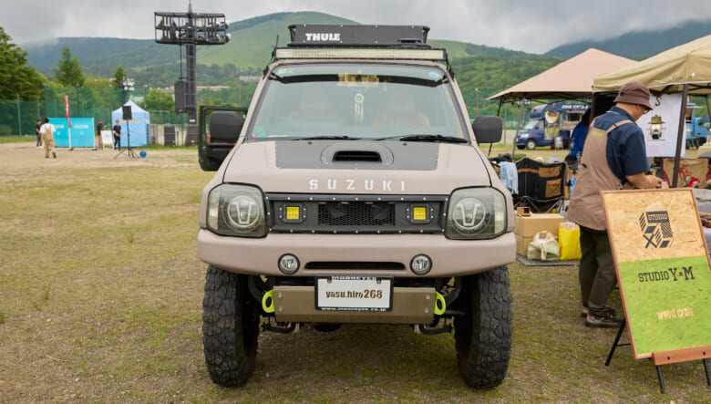 【’05 SUZUKI JIMNY JB23】隠れピンクで個性を出す。旧さを感じさせないDIY。