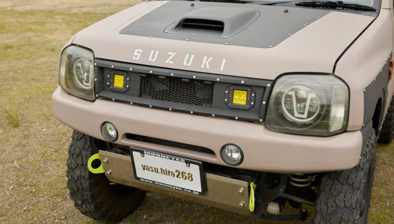 【’05 SUZUKI JIMNY JB23】隠れピンクで個性を出す。旧さを感じさせないDIY。