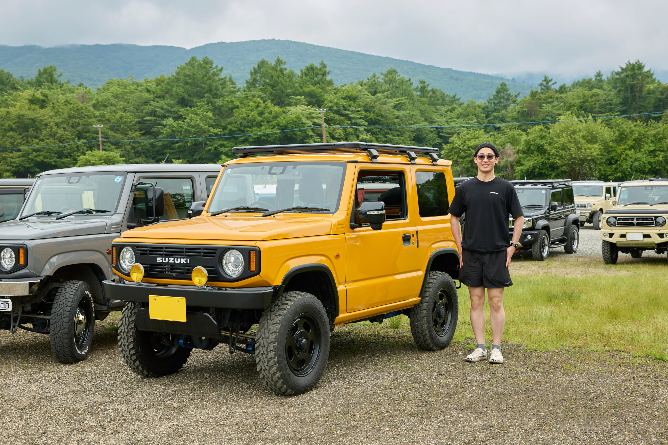ジェイビー　JB フリーダム枠　スマパチ用　中古　無加工　イエロー 23 SUZUKI JIMNY JB64】ビビッドなボディカラーの都会派オフロード