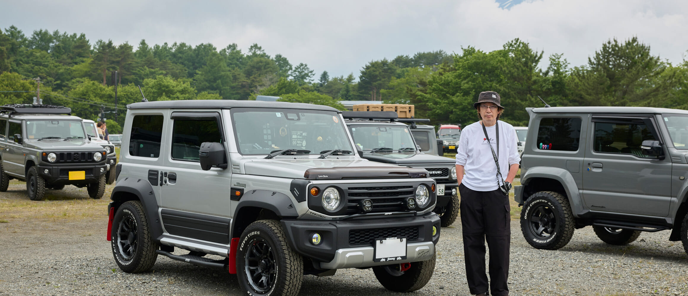 22 SUZUKI JIMNY SIERRA JB74】キャンプ好きアピールの、ギア感満載