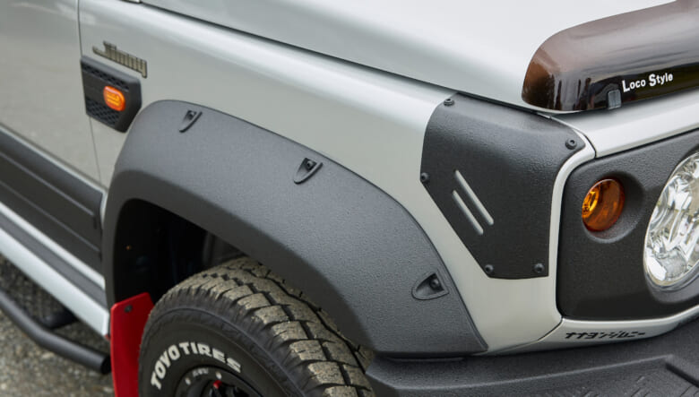 【’22 SUZUKI JIMNY SIERRA JB74】キャンプ好きアピールの、ギア感満載ドレスアップ。